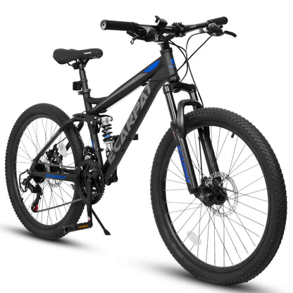 27.5 Inch Full Suspension Mountain Bike 21-Speed.