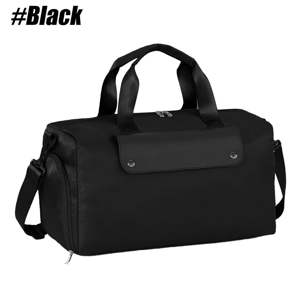 Gym Bag for Men & Women with Shoe & Wet Compartment.