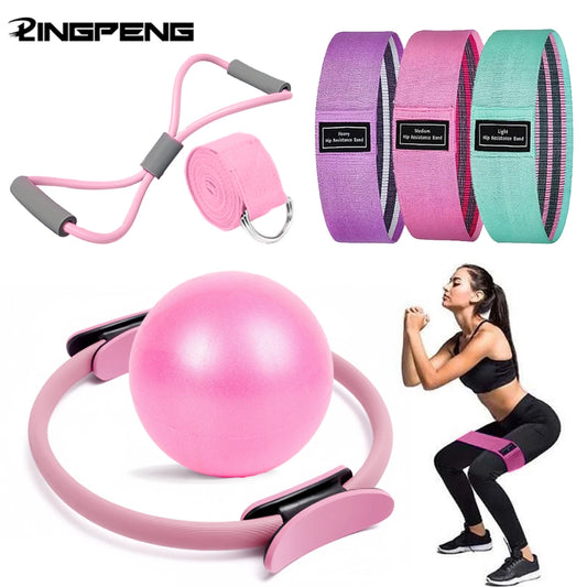 NEW Pilates Ball And Ring Set.