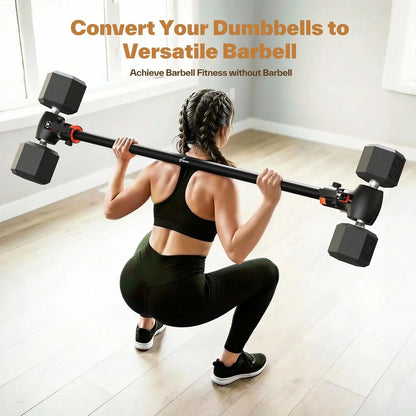 Heavy-Duty Adjustable Barbell Converter.