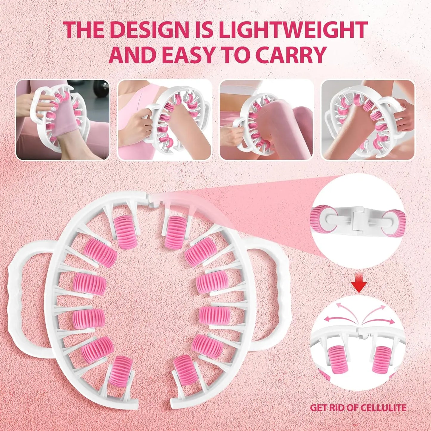 Massager Roller for Legs, Thighs, Calves - Deep Tissue Sculpting.