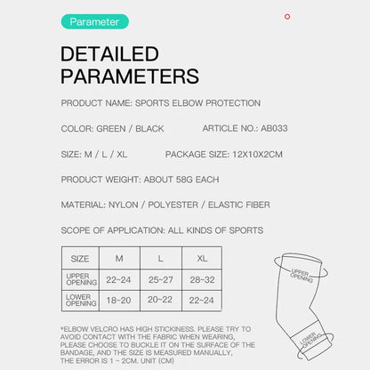 1pc Nylon Elbow Compression Sleeve.