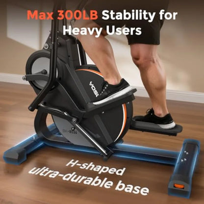 3-in-1 Elliptical + Cardio Climber + Stair Stepper.