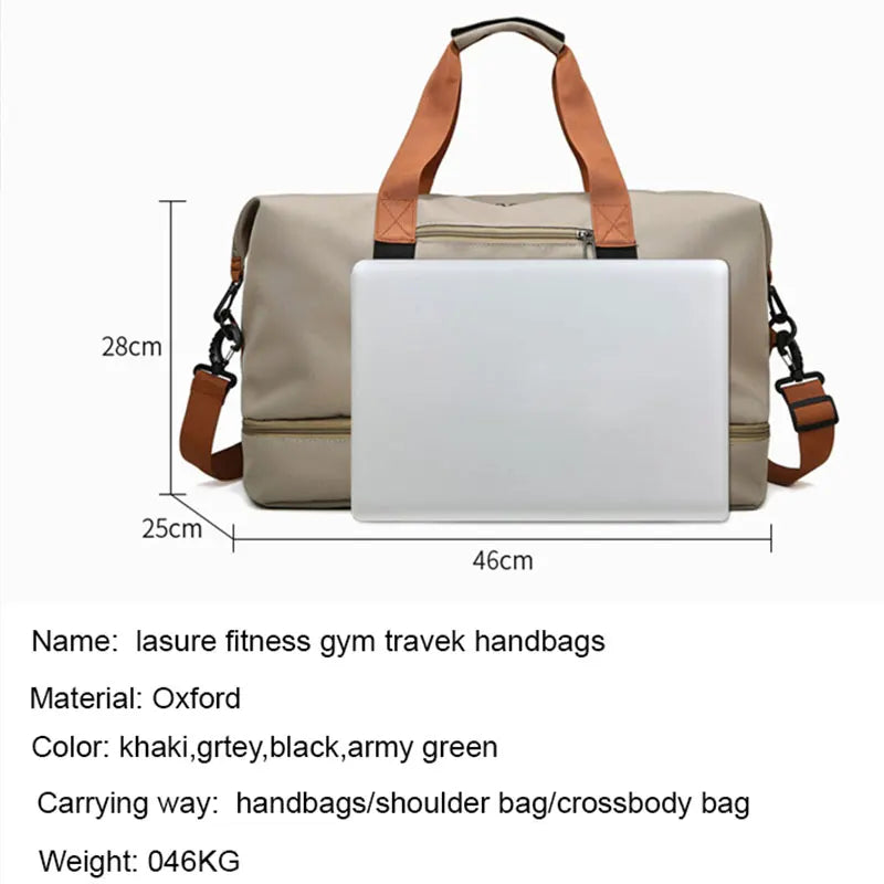 Travel Gym Bag Luggage Portable.