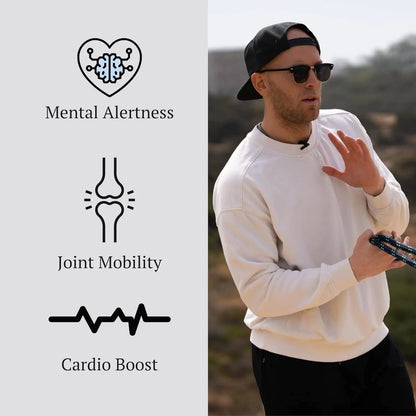 500g Weighted Jump Rope for Cardio, Boxing, HIIT & Fitness.