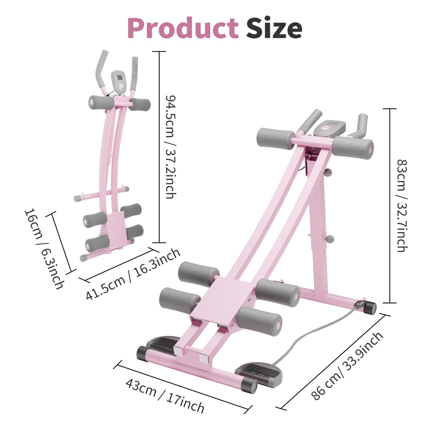 Abdominal Curling Exercise Machine Adjustable.