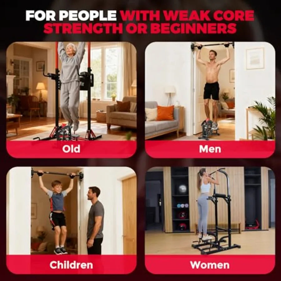 Pull Up Bar Power Tower Dip Station.