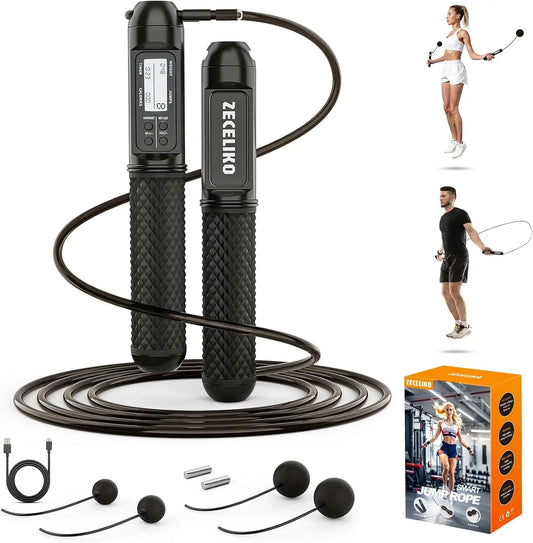 Smart LED Jump Rope with Counter.