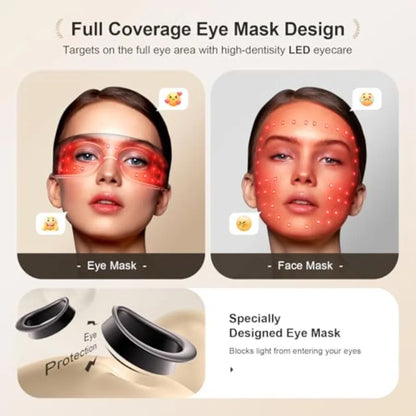 Red Light Therapy Eye Mask with 3 Modes.