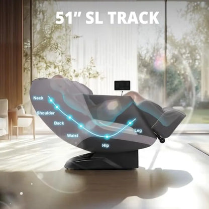Full Body Zero Gravity Shiatsu Recliner. Wireless Charger Bluetooth