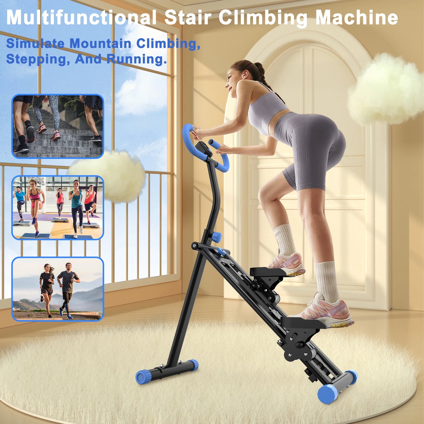 Full-Body Vertical Climber for Home Workouts.