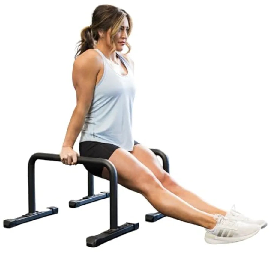 Fitness Parallette Bars Push Up Handles for Floor Calisthenics.