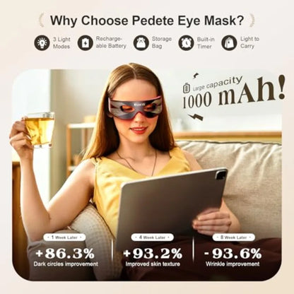 Red Light Therapy Eye Mask with 3 Modes.
