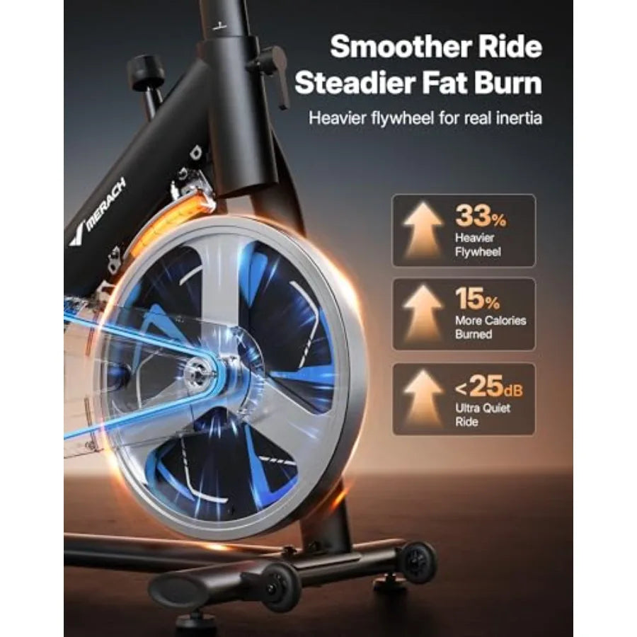 Magnetic Exercise Bike Low Noise Stationary Bike.