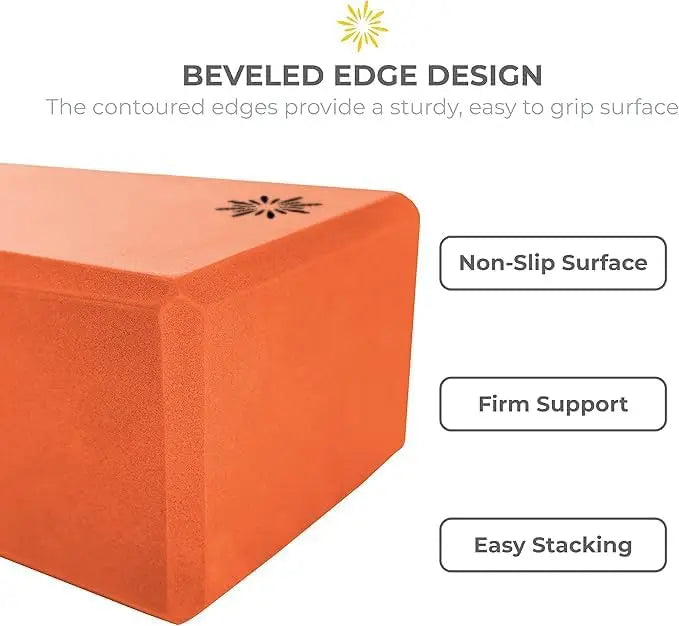 4" Yoga Block, 10 Pack Bulk.