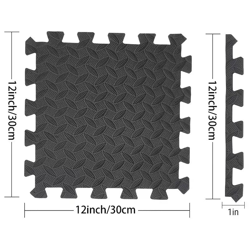 30x30cm 16 Pcs Interlocking Yoga Mat Home Gym.