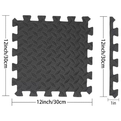 30x30cm 16 Pcs Interlocking Yoga Mat Home Gym.