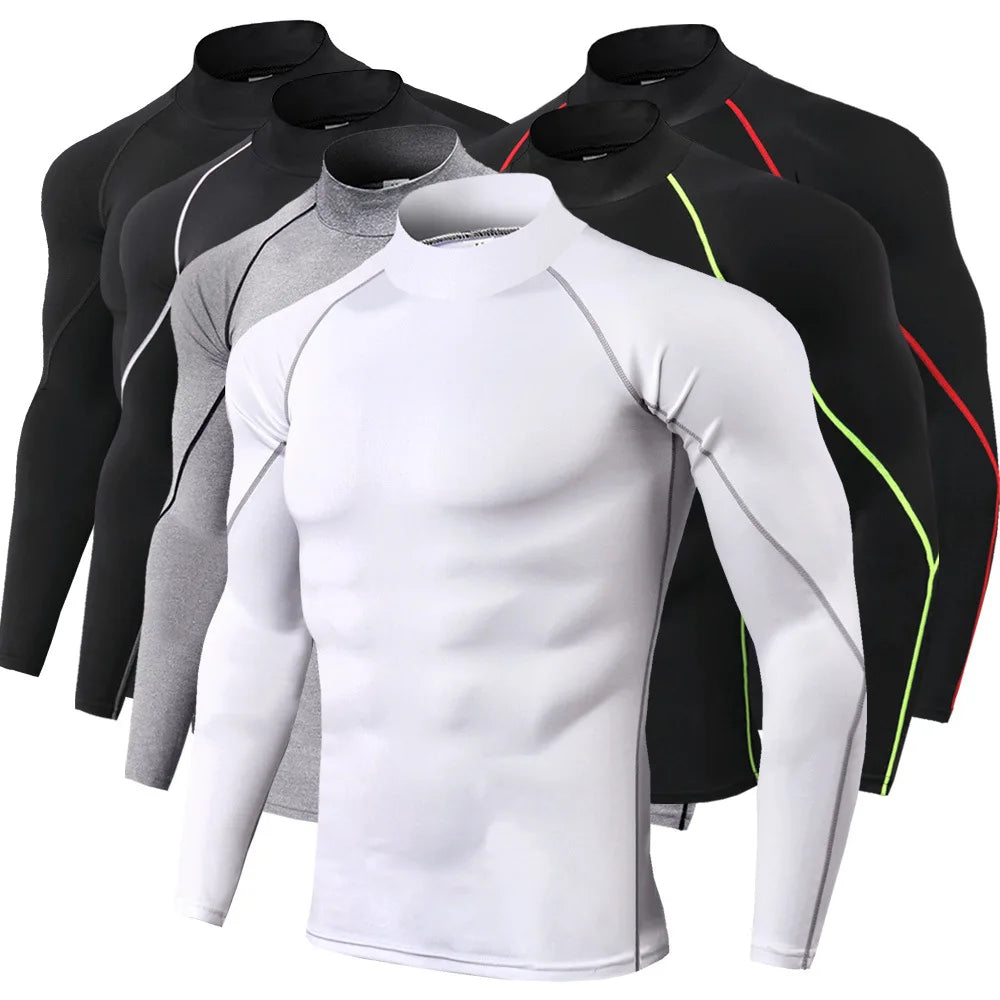 Running Shirt Long Sleeve Compression Top.