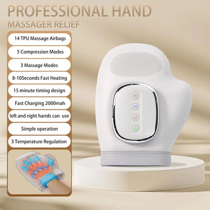 Hand Massager with Heat and Airbag Compression.