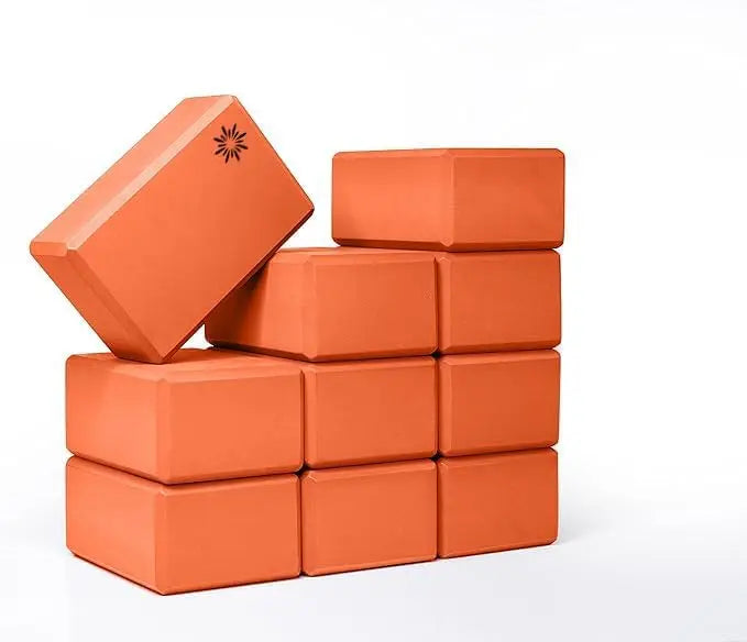 4" Yoga Block, 10 Pack Bulk.