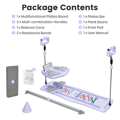 7-in-1 Portable Pilates Board.