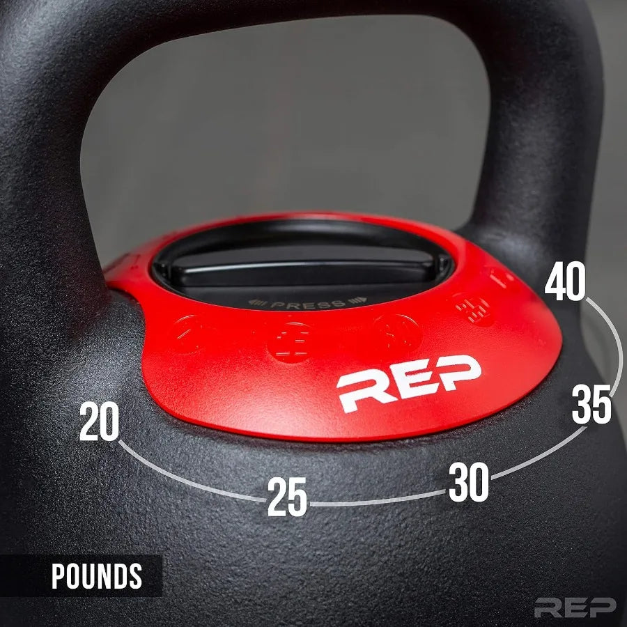 40LB Fitness Adjustable Kettlebell.
