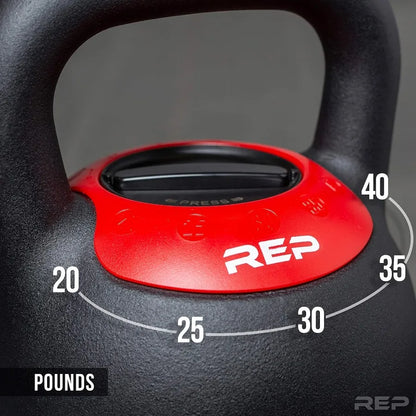40LB Fitness Adjustable Kettlebell.