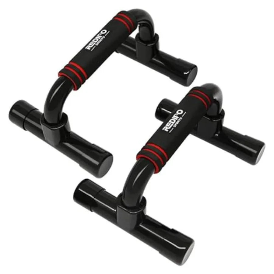 Push Up Bars Strength Training.