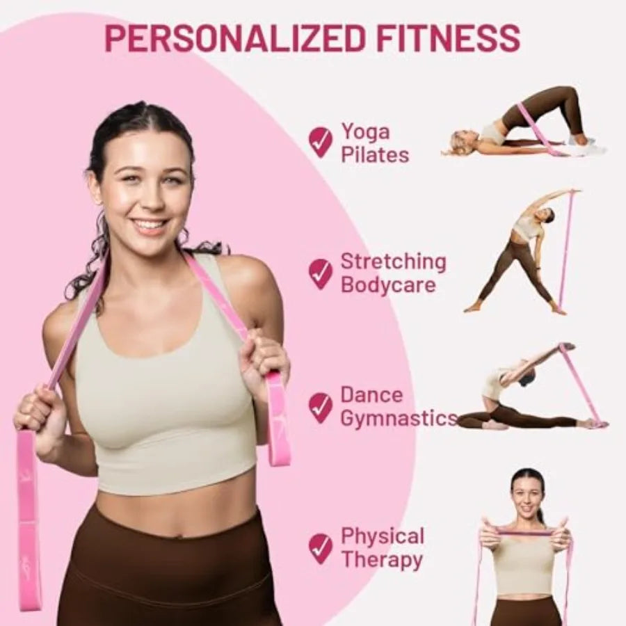 Stretching Strap for Dance Yoga Pilates Gymnastics Exercise Ballet.