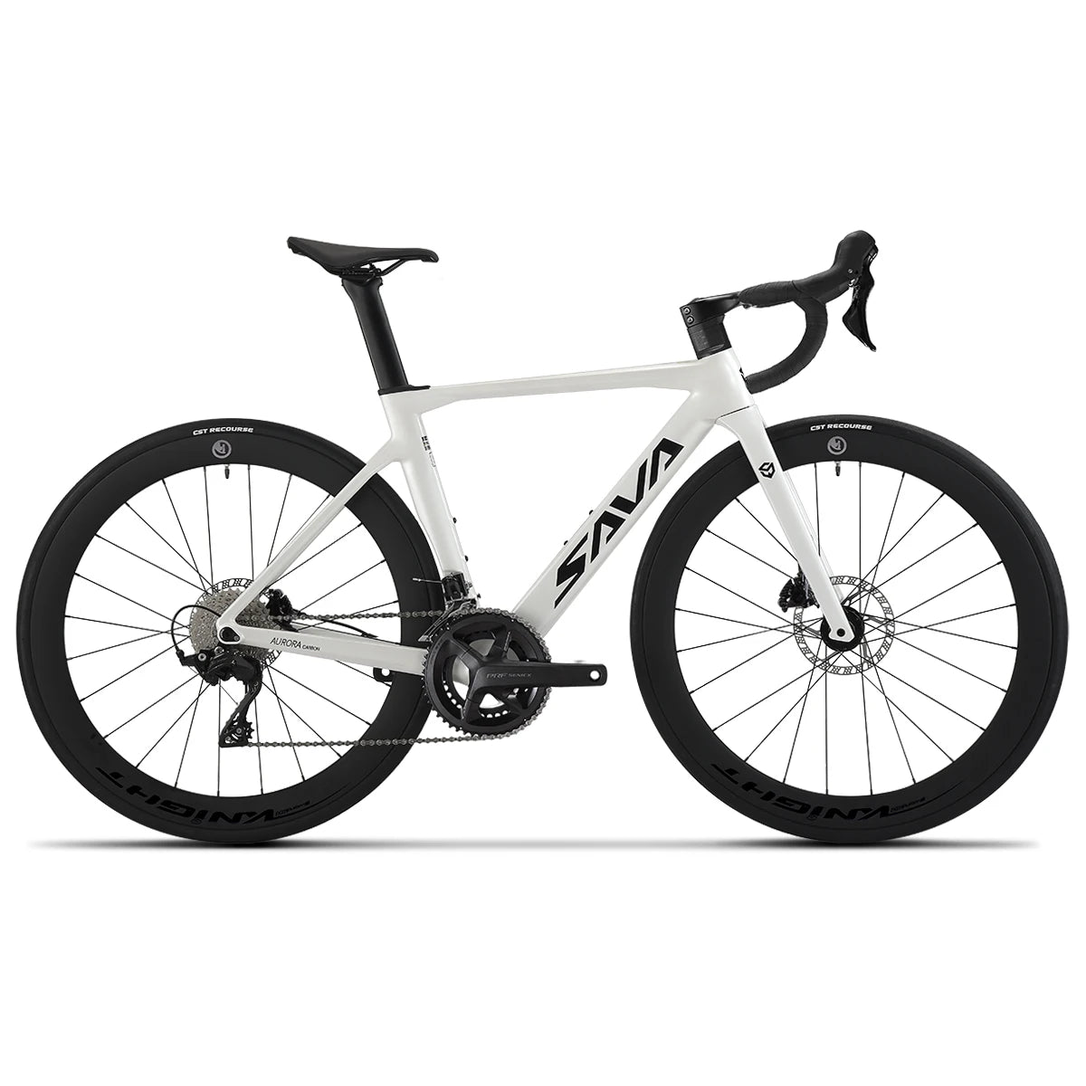 SAVA A7L Pro Carbon Fiber Road Bike, 700C Adult Racing Model.